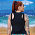 Conjunto Beach Tennis Feminino Shorts Boxer e Regata Geometric - Imagem 6