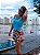 Shorts Saia Beach Tennis Feminino Estampa Organic - Imagem 1