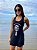 VESTIDO BEACH TENNIS BOXER ESTAMPA RAQUETE FLORAL - Imagem 1