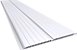 Forro PVC Gêmini Frisado 7mm Branco (Barra de 3 metros) - Plasbil - Imagem 1