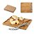 Tábua de queijos em bambu com faca - 93975 - Imagem 1