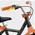 Bicicleta Infantil First Pro Aro 14 Laranja/Preta Alumínio - Nathor - Imagem 4