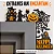 Decoração de Canto de Porta Happy Halloween | Enfeite de Halloween Impressa em 3D - Imagem 2