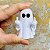 Mini Fantasma Dedo Do Meio | Enfeite Halloween Colecionável - Imagem 2
