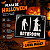 Placa de Banheiro de Halloween - Imagem 1