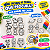 Kit Pintura para Colorir Infantil Lavável Reutilizáveis + Canetinhas | Presente Crianças - Imagem 2