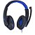 Fone De Ouvido Headset Gamer V Blade Ii P2 Estéreo Com Microfone Retrátil E Ajuste De Haste - Preto Com Azul [F018] - Imagem 3