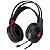 Fone De Ouvido Headset Gamer Lugh Led Vermelho Usb Com Microfone Flexivel - Gh300 [F018] - Imagem 1