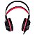 Fone De Ouvido Headset Gamer Taranis V2 P2 Com Microfone - Preto E Vermelho [F018] - Imagem 5