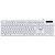 Teclado Usb Multimidia Slim Branco - Teclas Chocolate - Cabo 1.8M - Vinik - Tcb200 [F018] - Imagem 1