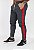 Calça Jogger Moletom Masculina DAZE Chumbo - Listra Vermelha - Imagem 3