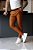 Calça Masculina Super Skinny Alfaiataria Esporte Fino - Caramelo - Imagem 5
