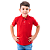 Camisa Polo Infantil Vermelha - Imagem 1