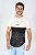Camisa Longline Masculina Premium W-562 - Branca com Rasgos e Machada - Imagem 3