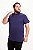 Camiseta Básica Plus Size Azul Marinho - Imagem 2