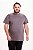 Camiseta Básica Plus Size Chumbo - Imagem 1