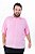 Camisa Básica Masculina Viscose Plus Size - Rosa - Imagem 4