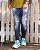 Calça Jeans Média Rasgada Pingos de Tinta Branco e Vermelho Masculina Super Skinny - REF A16 - Imagem 1