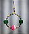 Argola De Miçangas com bola - Imagem 2
