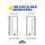 Porta Basculante Alumínio Preto Linha Modular Cmc - Imagem 2