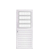 Porta Basculante Alumínio Branco Linha 25 Modular - Imagem 1
