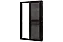 Porta Balcão 3 Folhas Móveis Linha 30 Alumínio Preto com Fechadura - JAP Perfecta Max - Imagem 2
