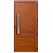 Porta Lambril com Puxador Linha Max 25 Alumínio Amadeirado - Imagem 1