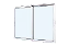 Vitro 2 Folhas Móveis sem Grade Alumínio Branco - JAP Caribe Max - Imagem 1