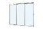 Vitro 3 Folhas Móveis sem Grade Alumínio Branco - JAP Caribe Max - Imagem 1