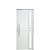 Porta Lambril Visor Duplo com Puxador Linha Classic Alumínio Branco Cmc - Imagem 1