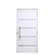 Porta Lambril com Friso e Puxador Linha 25 Alumínio Branco - Imagem 1