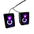 Caixa de Som 2.0 para PC  com LED Star Fusion Exbom CS-C20 - Imagem 2