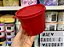 Tupper Redondinha 500 ml Vermelha Importada - Imagem 1