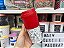 Copo para Viagem 490 ml Floral Vermelho e Branco - Imagem 1
