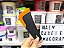 Mini Espátula de Silicone Laranja e Preta Essencial - Imagem 1