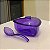 Tigela Lotus com Concha 2,2 L Roxa - Imagem 1