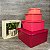 Kit 4 Peças Basic Line Tons de Vermelho - Imagem 1