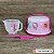 Kit 3 Peças  Hello Kitty Importado - Miniaturas Tupperware - Imagem 1