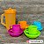Kit 9 Peças Infantil Importado -  Miniaturas Tupperware - Imagem 1