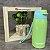 Garrafa Térmica com Canudo 550 ml Verde com Glitter - Imagem 1