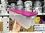 Kit 4 Peças Fridge Smart Tampa Rosa Importado - Imagem 5