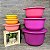 Kit 6 Peças Aloha Rosa e Amarelo - Imagem 1