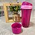 Garrafa Rosa com Compartimento 600ml - Imagem 2