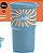Copo Colors com Tampa 350 ml Milk Shake - Imagem 1