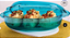 Travessa Microplus Oval 1,5 Litros Azul - Imagem 1