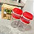 Kit 4 Peças Modular Clear Tampa Vermelha - Imagem 1