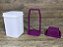 Serve e Conserve 1,2 Litros Transparente e Roxo - Imagem 4