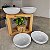 Kit 4 Unid. Tigelinha Allegra Cinza 250 ml - Imagem 1