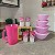 Kit 9 Peças Servir Rosa - Imagem 1