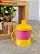 Copinho com Bico e Alça 150 ml Rosa e Amarelo - Imagem 3